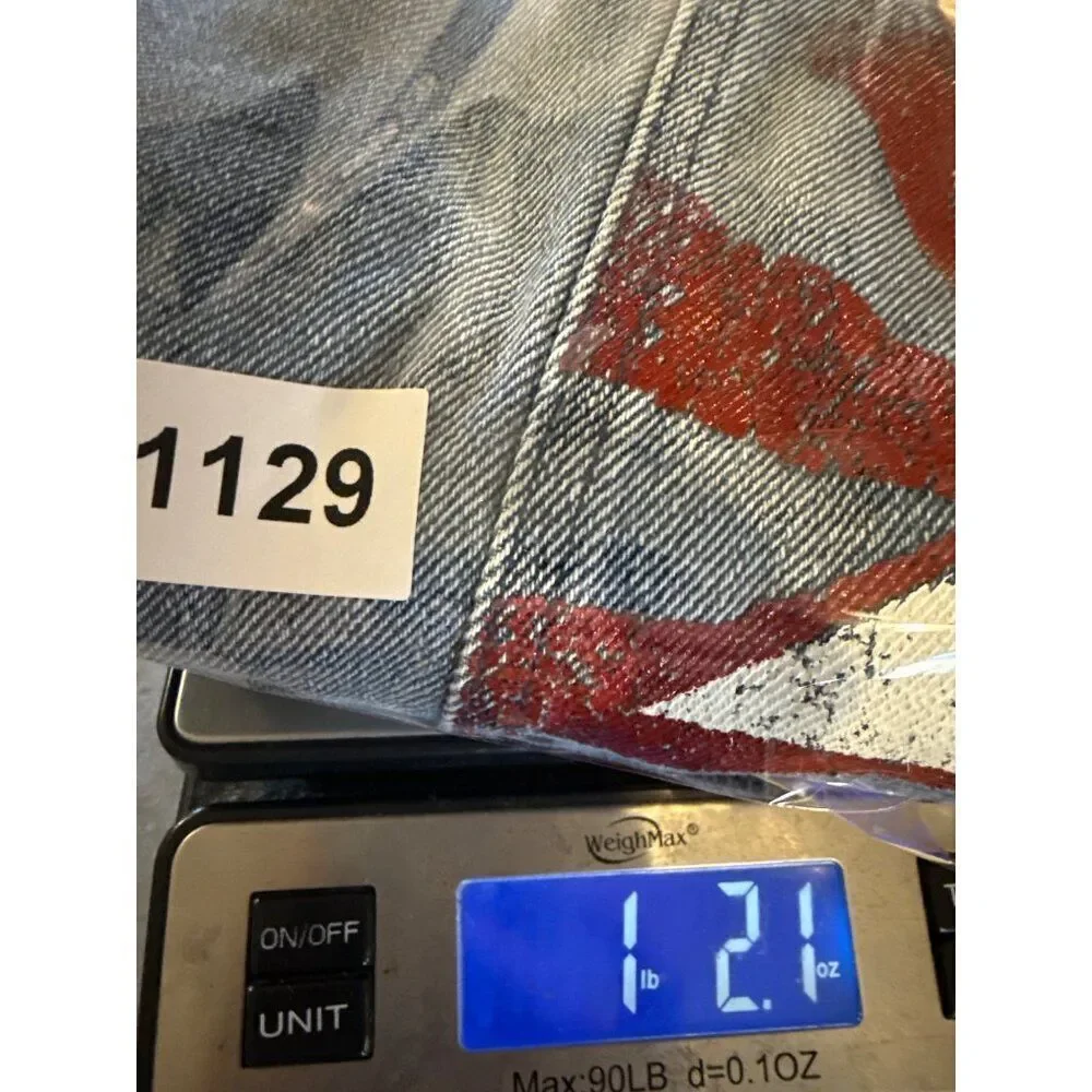 Marvel America Chavez Denim Jean Jacket Size‎ Large